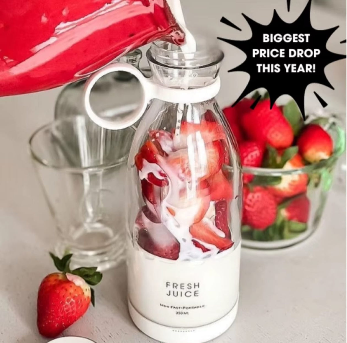 Batidora Portátil Fresh Juice 350 ml