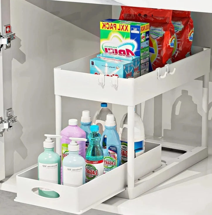 Organizador de Estantería de 2 Niveles